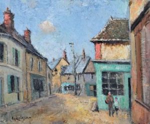 Rue De Village. by Gustave Loiseau