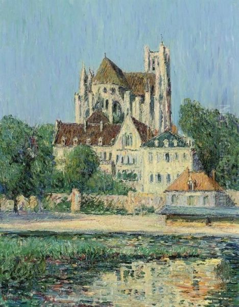 La Cathedrale D'auxerre - view 1