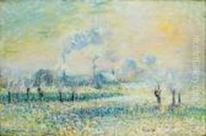 Gelee Blanche A Pontoise by Gustave Loiseau