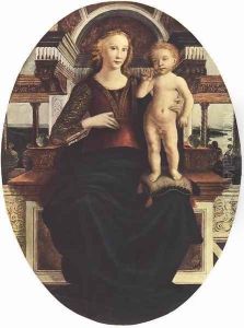 Mary with the Child 1470-73 by Piero del Pollaiuolo