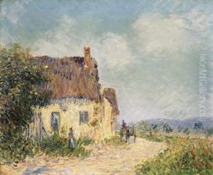 La Maison Blanche A Saint-cyr-du-vaudreuil by Gustave Loiseau