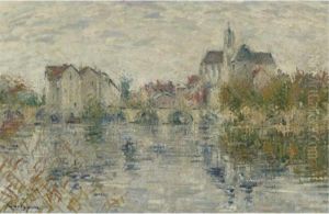 Moret-sur-loing by Gustave Loiseau