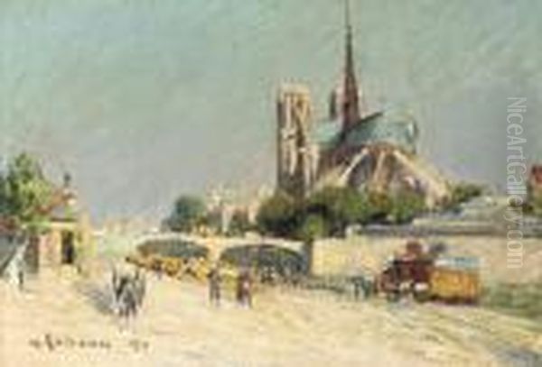 Quai De La Seine, Notre-dame - view 1