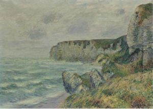 Les Falaises De Saint-jouin by Gustave Loiseau