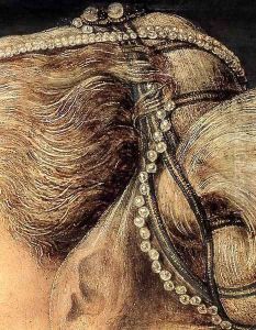 Portrait of a Girl (detail) by Piero del Pollaiuolo