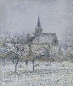 L'eglise De Bennecourt by Gustave Loiseau