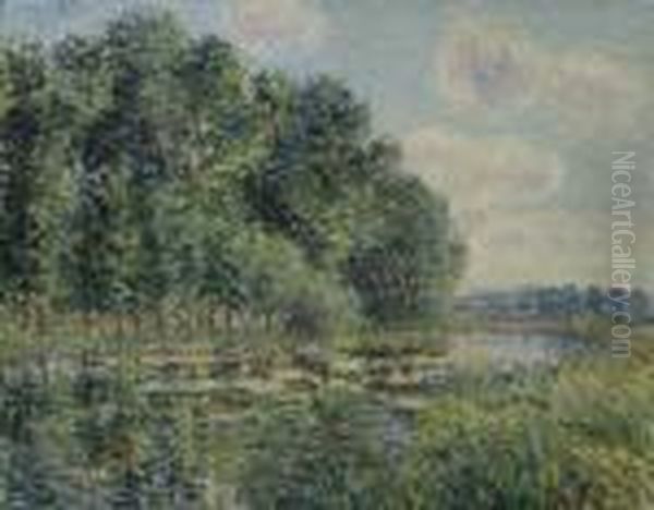 Les Bords De L'eure En Ete - view 1