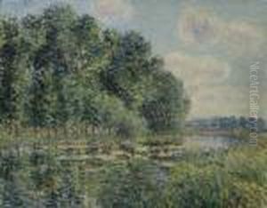 Les Bords De L'eure En Ete by Gustave Loiseau