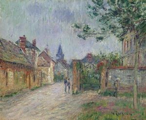 Scene De Village by Gustave Loiseau