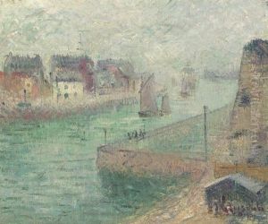 Le Chenal De Dieppe, Brouillard by Gustave Loiseau