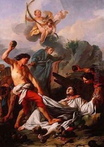 Martyrdom of St. Stephen, 1745 by Jean-Baptiste-Marie Pierre