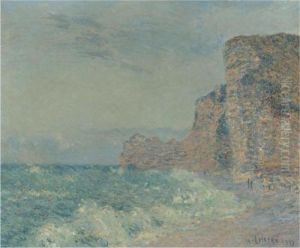 Porte D'amont, Etretat by Gustave Loiseau
