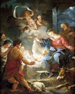 Nativity by Jean-Baptiste-Marie Pierre