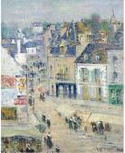 Pont-aven, Temps Gris by Gustave Loiseau