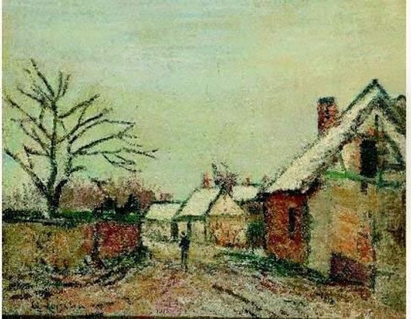Personnages Dans Une Ruelle De Village - view 1