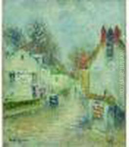 Rue De Pontoise, Effet De Pluie by Gustave Loiseau