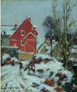 Effet De Neige A Chaponval, Pontoise, 1905 Effet De Neige A Chaponval, Pontoise, 1905