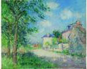 La Route De Louviers, 1923  by Gustave Loiseau