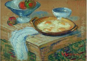 Les OEufs Sur Le Plat A La Coupe De Fruits Les OEufs Sur Le Plat A La Coupe De Fruits