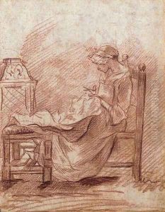 A young seamstress A young seamstress