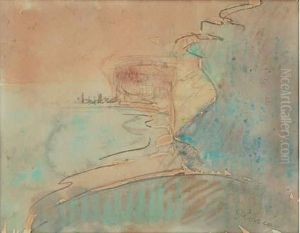 Les Falaises Pres Dieppe by Gustave Loiseau