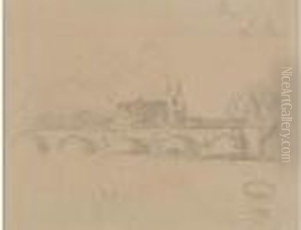 Le Pont De Tours, 4 Mars 1914 - view 1