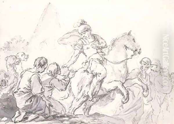 Erminia and the Shepherds - view 1