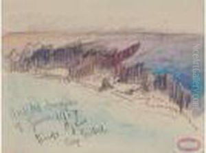 L'anse Des Sevignes, 8 Juin 1909 Temps Gris Cap Frehel by Gustave Loiseau