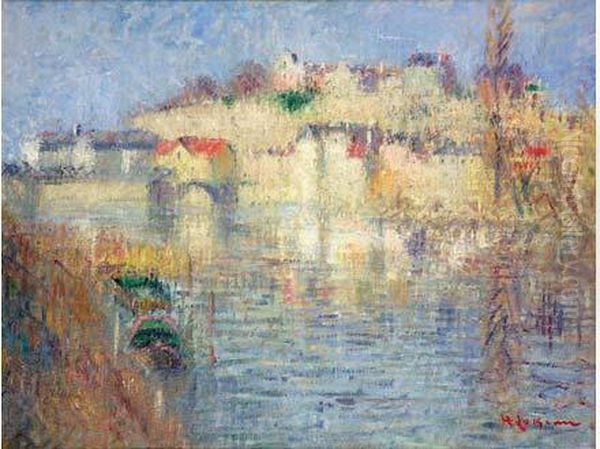 L'oise A Pontoise, Circa 1928-1929 - view 1
