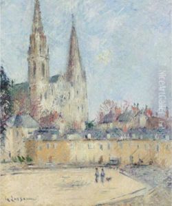 Cathedrale De Chartres by Gustave Loiseau
