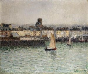 Le Port De Dieppe by Gustave Loiseau