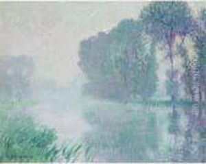 Brouillard, Effet Du Matin (eure) by Gustave Loiseau