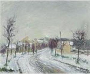 La Neige A Saint-ouen-l'aumone by Gustave Loiseau