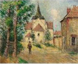 Le Village Anime by Gustave Loiseau