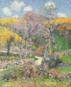 Paysage De Bretagne, Pont-aven by Gustave Loiseau