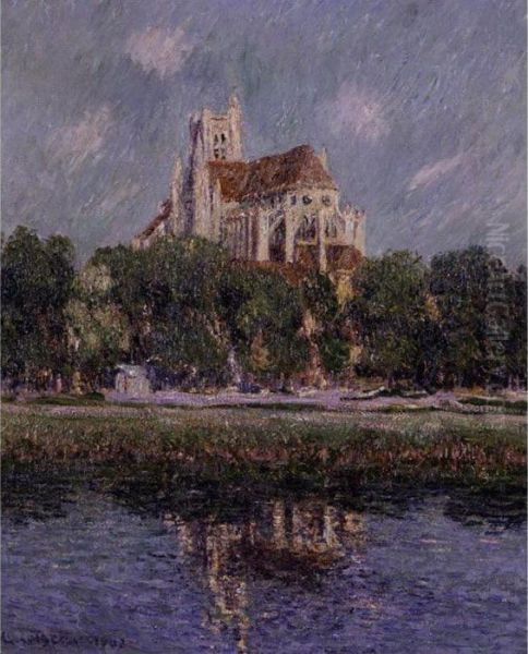 La Cathedrale D'auxerre - view 1