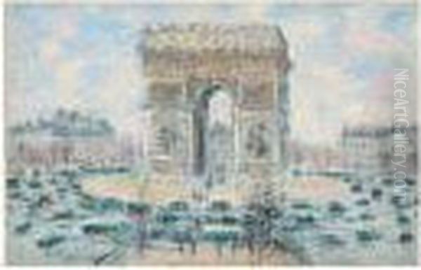 Paris, La Place De L'etoile, Vers 1930 - view 1