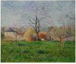 Prairie A L'entree D'un Village