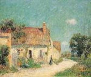 Chaumiere En Normandie by Gustave Loiseau
