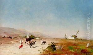 Bedouins on their way to an encampment