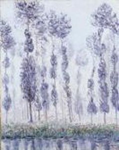Les Peupliers Sur L'eure by Gustave Loiseau