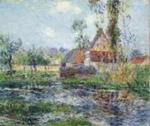 Hendreville Sur L'eure (hendreville On The Eure) by Gustave Loiseau