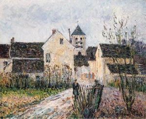 Entre Du Village D'osny Prs De Pontoise (entrance Of The Village Ofosny Near Pontoise)