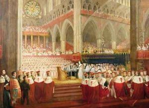 The Coronation of Queen Victoria, June 28th 1838 by Edmund Thomas Parris