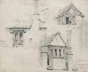 Studies of medieval windows in Oxford by Edmund Thomas Parris