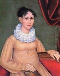 Portrait of Sally Morgan Walbridge by Ammi Phillips