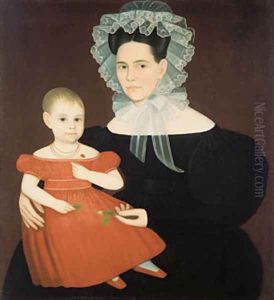 Mrs. Mayer and Daughter by Ammi Phillips