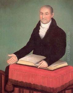 Reverend Jonas Coe 1820 by Ammi Phillips
