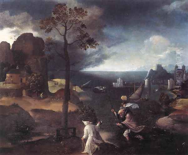 St Christopher Bearing the Christ Child - view 1