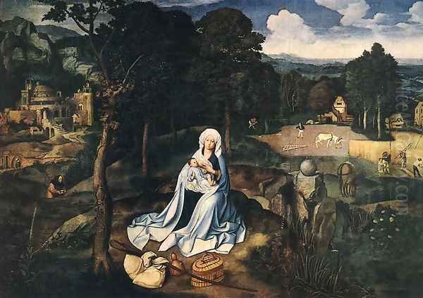Rest during the Flight to Egypt - view 1